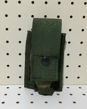 【中古 実物 90s USA製】SPECIALTY DEFENSE SYSTEMS HIGH EXPLOSIVE POCKET SINGLE (40MM) グレネード ポーチ 工具入れ WOODLAND #c_画像1