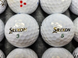 ロストボール 　SRIXON スリクソン　TRI-STAR 【年式混合】マジック付き　パールホワイト　30個