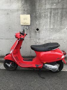 赤 ベスパ S125 キャブ車 キック付き 11500km LX125系　書類付 横浜より