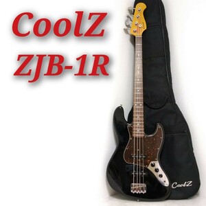 CoolZ ZJB-1R J JAZZ BASS クールジー ジャズベース JB ギグバッグ付き ケース付き 動作品