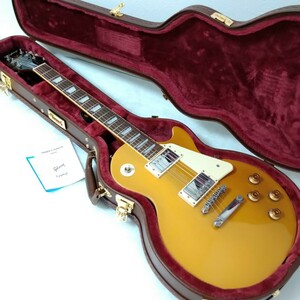 21年製 美品 Epiphone Les Paul Standard GOLD TOP エピフォン レスポール スタンダード ゴールドトップ ハードケース付き