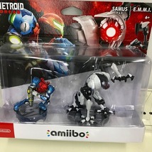 【未使用】 ニンテンドー Nintendo amiibo アミーボ ダブルセット [SAMUS サムス/ E.M.M.I.] (メトロイドシリーズ) METROID DREAD_画像1