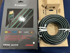 オーディオクエスト audioquest 【未使用】HDMIケーブル 15m(49'3) FOREST HDMI