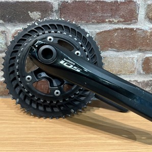 シマノ SHIMANO 105 クランクセット 52-36T 170mm BLACK FC-5800の画像6