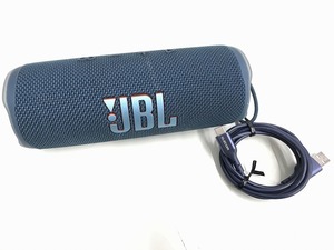 【未使用】 ジェービーエル JBL Bluetoothスピーカー 防水・防塵 USB C充電 ブルー Flip 6