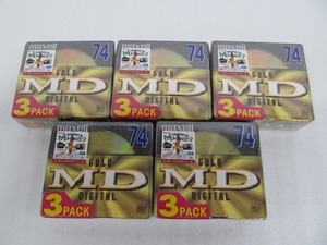 【未使用】 マクセル maxell GMD-74 3P 3本パック×5個