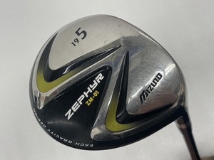 ミズノ MIZUNO 【並品】右用5番フェアウィ 19 R ブラック イエロー ZEPHEYR