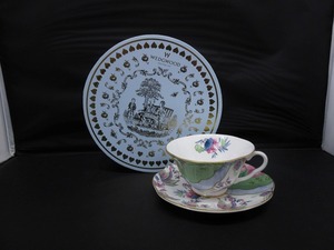 ウェッジウッド WEDGWOOD カップ&ソーサー バタフライブルーム