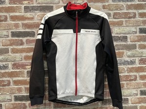 パールイズミ PEARL IZUMI サイクルジャケット（M） 白・黒・赤 WINDBREAK