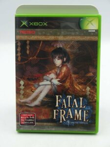 【中古・現状品】XBOX 『FATAL FRAME 零 SPECIAL EDITION』零 スペシャル エディション テクモ　ZA3A-CP-2MA244