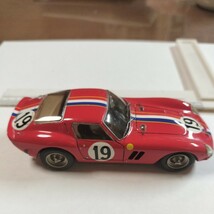 格安１/43 スターター　ミニカー完成品フェラーリ250GTO　ルマンno19 1962 2位 素人完成品　ＢＢＲ_画像5