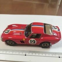 格安１/43 スターター　ミニカー完成品フェラーリ250GTO　ルマンno19 1962 2位 素人完成品　ＢＢＲ_画像2