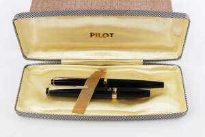 パイロット　ＰＩＬＯＴ　万年筆　2本セット　14Ｋ-585　SUPER QUOLITY　箱付き　現状品