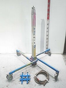 (１円スタート) Genie Hoist ジーニー ホイストII 揚程5.6m 荷重160kg 気圧アッパー エアーリフター 動作良好 /引取り歓迎 A0627