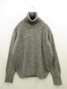 23年 ジョンスメドレー JOHNSMEDLEY ★ 定価￥70400(税込） ミックス編 カシミヤ混 タートル ニット ★ サイズS/M 国内正規品