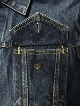 極上 60s 60’s Levi’s 557 3rd BIGE 推定サイズ42 Gジャン デニムジャケット 濃紺 実物 オリジナル（検：革 ギャラ XX 44 46 40 50 真紺_画像8