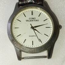 ジャンク品 腕時計 COMO VALENTINO QUARTZ クオーツ JAPANMOVT CV-3188M 【4206】_画像3