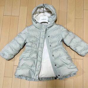 MONCLER kidsフリルロングダウン　92 女の子 ダウンジャケット キッズ 子供服