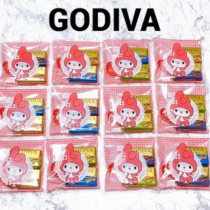 プチギフト GODIVA 12袋 ハート キャラクター 販促 卒園 卒業 マイメロ ホワイトデー ひな祭り