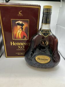 ヘネシー XO クリア 金キャップ 40％ 1.5L ラベル汚れ有り コニャック HENNESSY/XO/COGNAC/BRANDY③