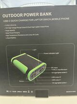 ポータブルバッテリーキャンプ非常時outdoor power bank12V×2.USB.TYPE-Cなど_画像2