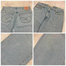 【美品】Levi's 560 W38L30 バギーデニム ライトブルー 輸入古着_画像10