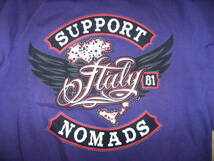 81STREETWEAR SUPPORT NOMADS ITALY トレーナー イタリア製★SUPPORT 81 NOMADS バイカー バイク ドクロ ガイコツ ヤンキー 暴走族 悪 不良_画像2