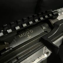 【美品 究極カスタム】WE-Tech RA-Tech ガスガン M14 EBR Mod.0 GBB Titanium シルバー フルスペック鉄製パーツ換装 刻印_画像6