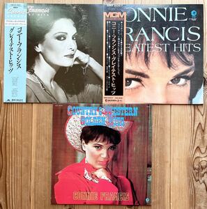 LP Connie Francis / Country & Western Golden Hits MM-3004 コニー・フランシス・カントリーを歌う　グレイテスト・ヒッツ 他 3枚セット