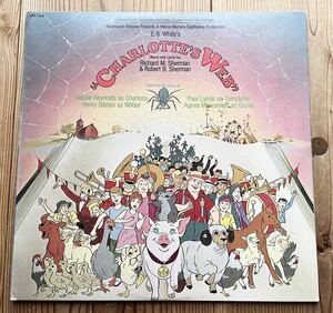 LP 稀少盤 E.B.White's CHARLOTTE'S WEB SOUNDTRACK LP PARAMOUNT RECORDS US 特殊 変形ジャケット PAS1008 レコード サウンドトラック