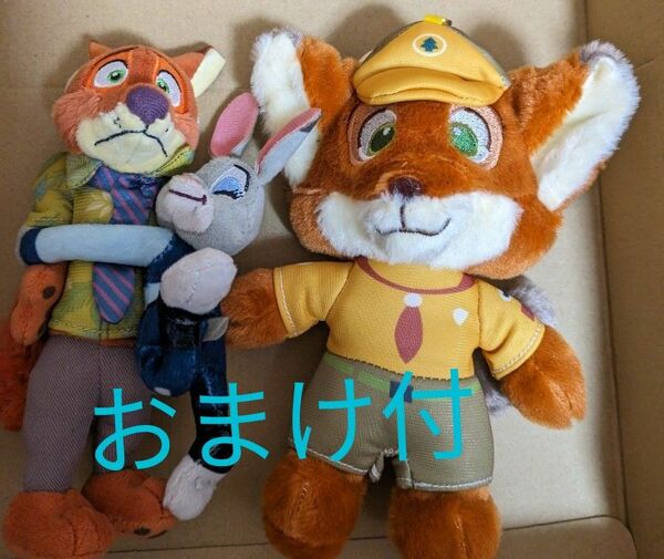 上海 ディズニー ズートピア ランド ニック&ジュディ　ぬいば　ニック 幼少期