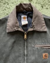 Carhartt デトロイトジャケット USA製 90s USA製モスグリーン♪ビンテージ _画像5