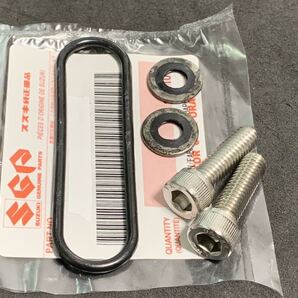 GSX1100S ガソリンコック取り付け パッキンセット 純正新品 GSX750S スズキ フューエルコック 燃料コック 外装 六角ステンボルト付き