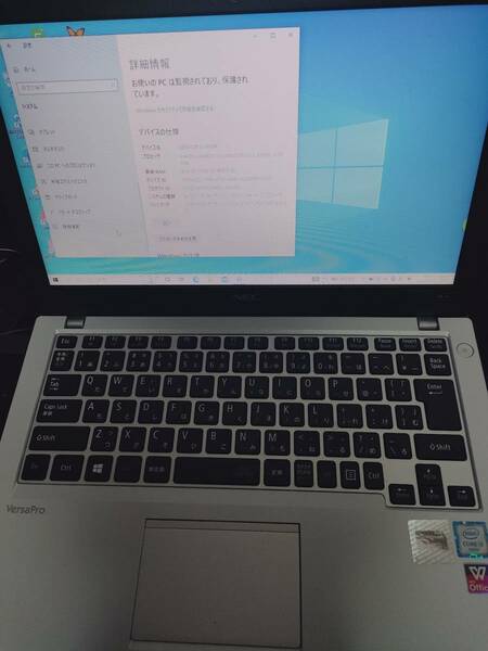 NEC VersaPro Core i3　6100　 8GB 500GB 12.5型 Windows10 無線LAN Bluetooth 　VK23LB-P