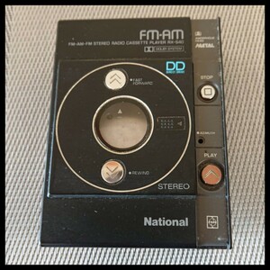 ☆National ナショナル RX-S40 STEREO DIRECT DRIVE FM-AM-FM DD カセットプレーヤー（SF）