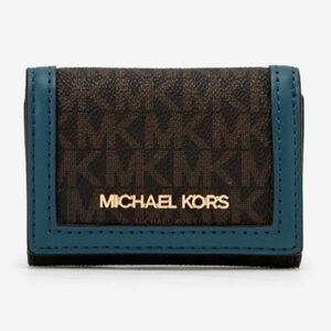 MICHAEL KORS マイケルコース ウォレット エクストラスモール MK シグネチャー 財布 折り財布 レディース ブランド