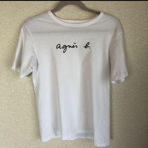 [ free shipping ] agnis b. Agnes * beige T-shirt Ise city . buy goods 