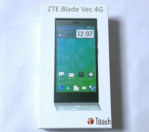 未使用品 ZTE Blade Vec 4G ブラック 5.0インチ液晶 16GB SIMフリー Androidスマートフォン LTE対応