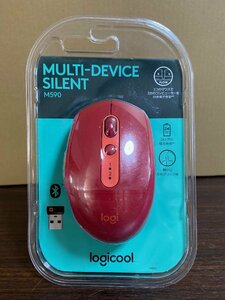 ロジクール M590 MULTI-DEVICE SILENT Mouse M590RU ルビー ワイヤレスマウス 無線 静音 Bluetbooth