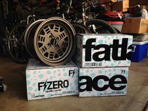 残り6本】AME★Fatlace ファットレース AE86 旧車 F ZERO1 GRANITE 15インチ 9.5J offset:0ｍｍ FZ15-8 ２本価格 4-114.3 ４穴 PCD:114.3