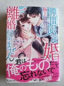 期間限定婚だったのに極上御曹司が離婚してくれません(水城のあ)ヴァニラ文庫ミエル