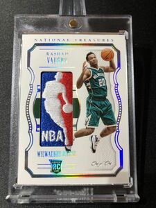 2015-16 Panini National. Treasures LOGO Patch RC Rashad Vaughn One of One