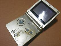 中古 [ゲーム/GBA] GAMEBOY ADVANCE SP ゲームボーイアドバンスSP 「スターライトゴールド？」 [ジャンク品]_画像6