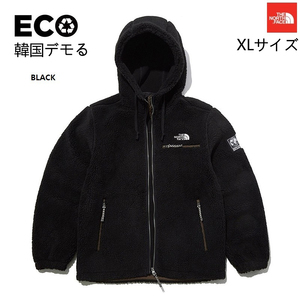 1円～!正規新品 XL THE NORTH FACE ノースフェイス SAVE THE EARTH FLEECE HOODIE フリースジャケット ブラック