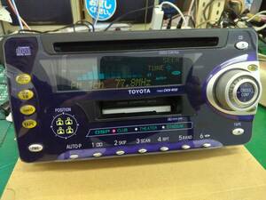  Toyota оригинальный CKN-W59 CD/ кассетная дека включая доставку & рабочее состояние подтверждено ⑤
