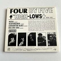 帯付き/デジパック仕様■THE HIGH-LOWS ザ・ハイロウズ/4×5 FOUR BY FIVE　フォーバイファイブ■_画像2