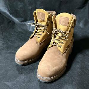 ティンバーランド Timberland ワークブーツ 35097 ツートーン モカ・イエロー USA８1/2 JPN 26.5cm 美品