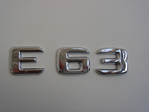  Benz *E63/ задний / эмблема * комплектация /E Class /AMG/W124/W210/W211/W212/W213/ хром / металлизированный неоригинальный товар 