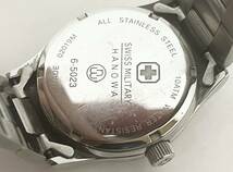 SWISS MILITARY HANOWA メンズ クォーツ 腕時計 6-5028 10ATM スイスミリタリー 外観美品_画像5