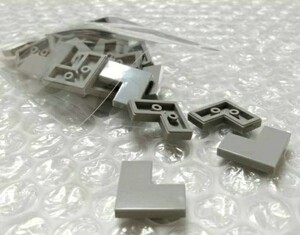 25個　2×2　L字　タイル　LEGO　レゴ　未組み立て　未使用　パーツ　部品